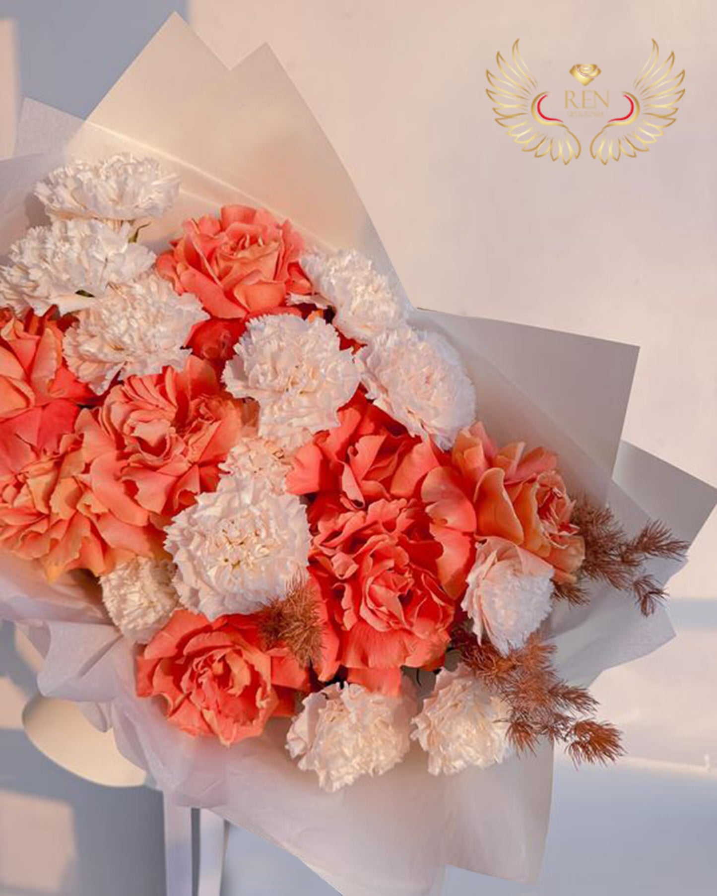Ecuadorian Roses with Carnation mix Bouquet