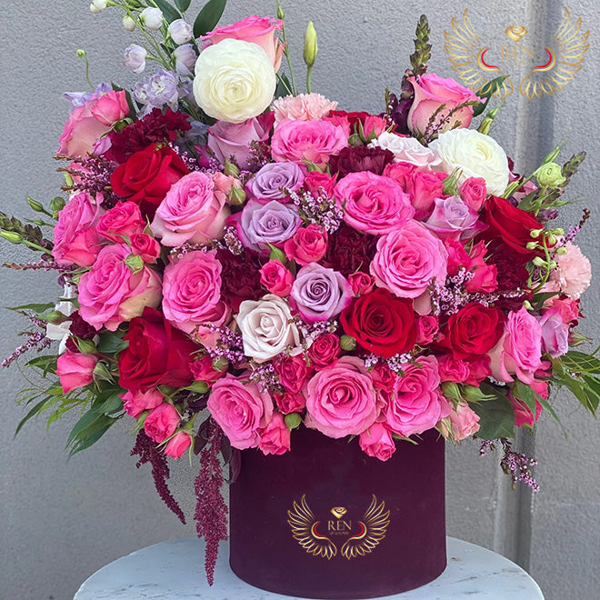 Luxury Flower Box Arrangment