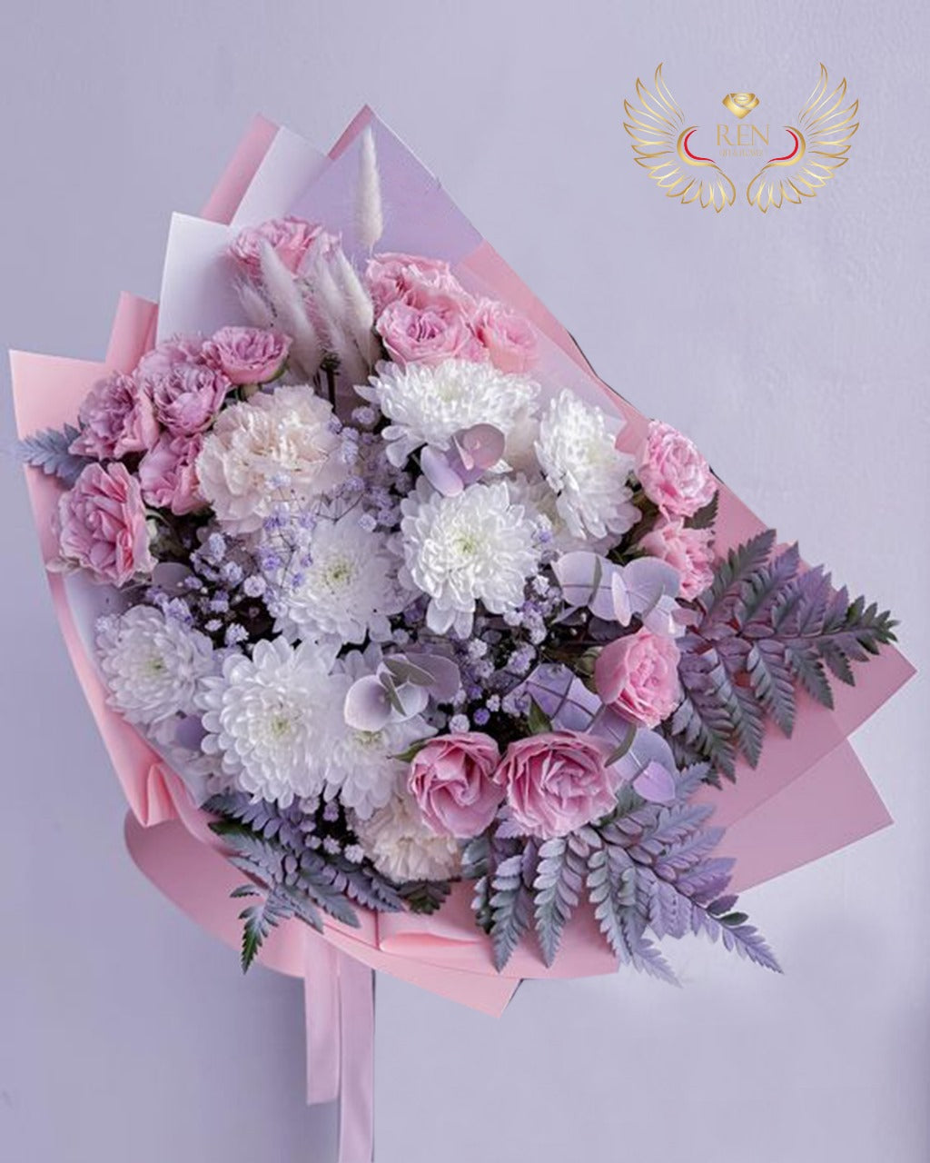 Chrysanthemum & Roses Bouquet