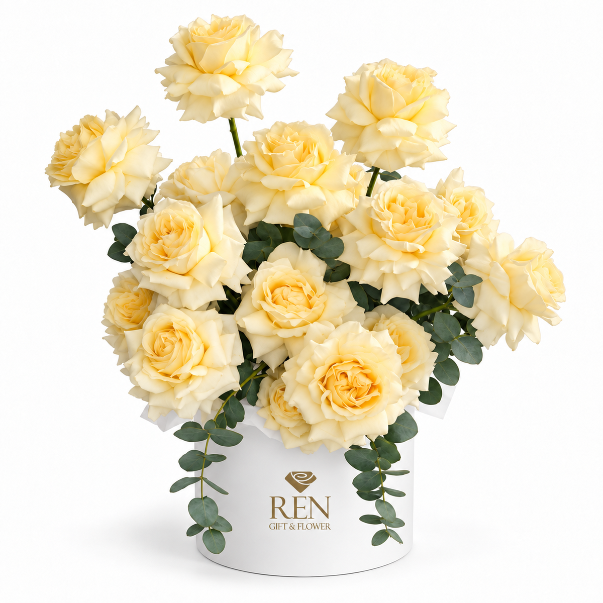 Ivory Reverie Hatbox