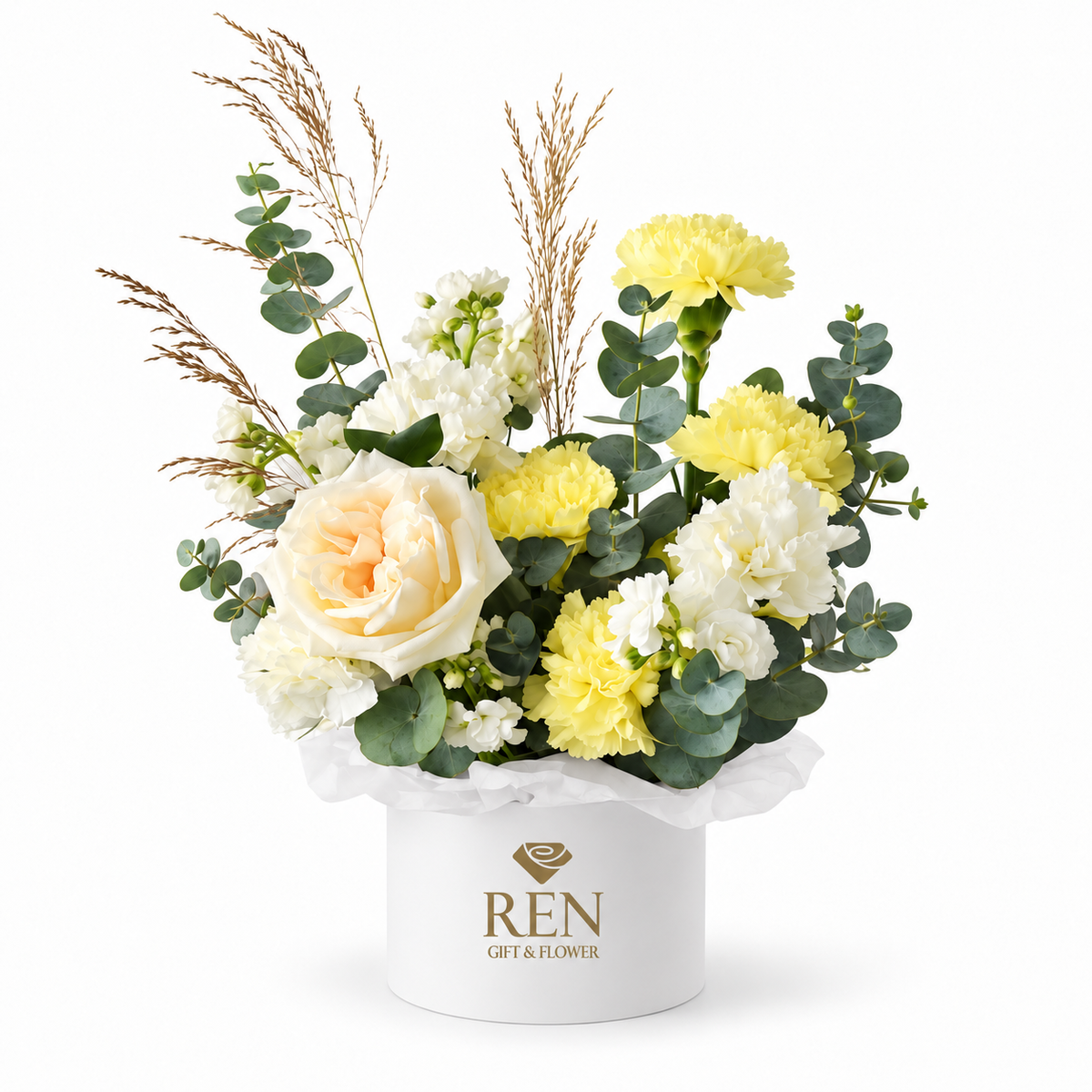 Lemon Veil Hatbox
