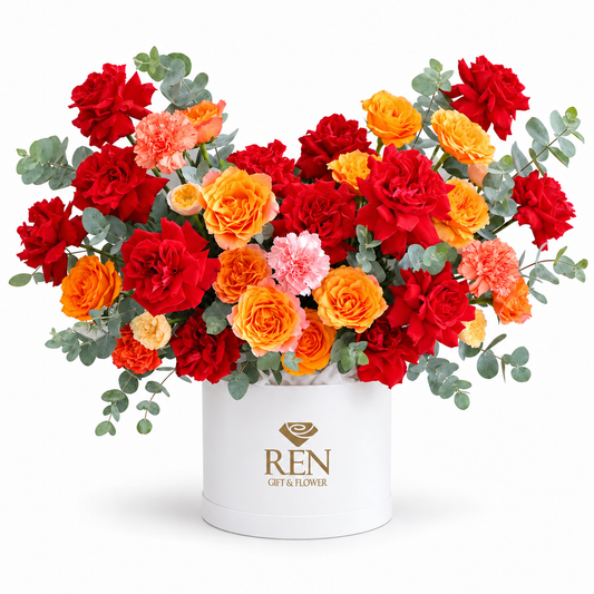 Crimson Solstice Hatbox