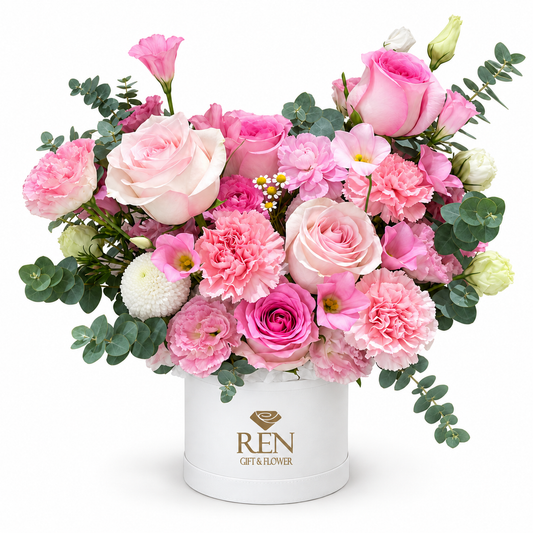 Roselle Garden Hatbox