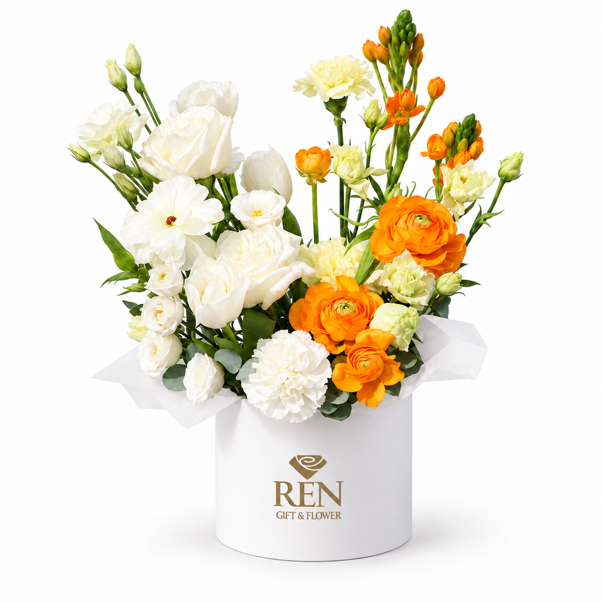 Saffron Blanc Hatbox